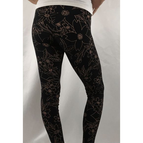 NEW Womens Small NIKE Leg A See Hawaiian II Print Leggings 823703-010 Black - Picture 4 of 5